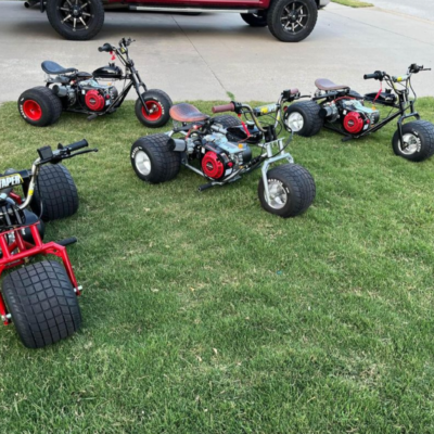 Four Complete Mini Trikes On Promotion (Platinum Edition) Ready to be shipped order now get it in 3 days at your doorstep pay with Apple pay and get 10% discount